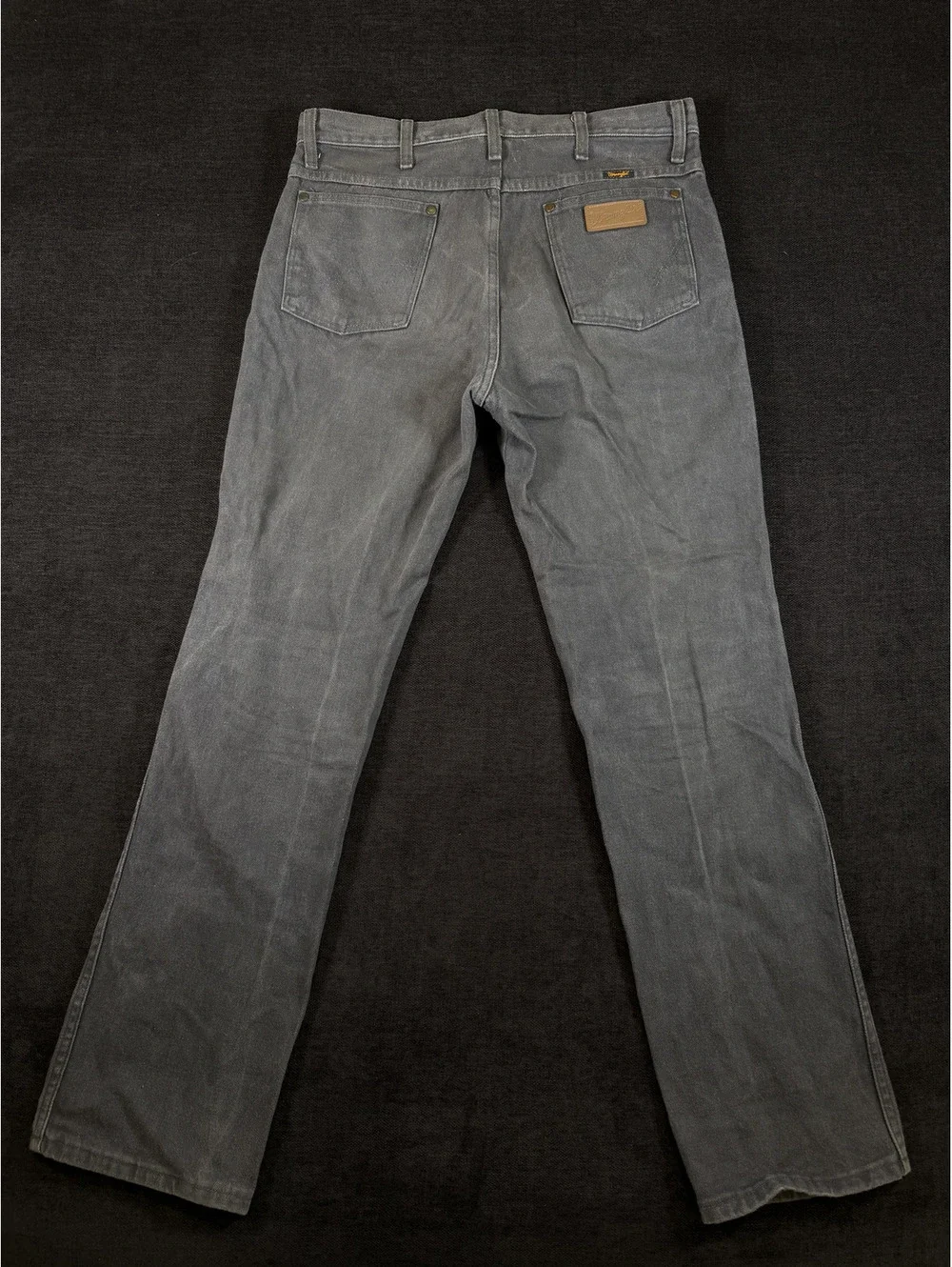 Wrangler 938CHG Men's Gray Jeans 33x32 Straight Fit